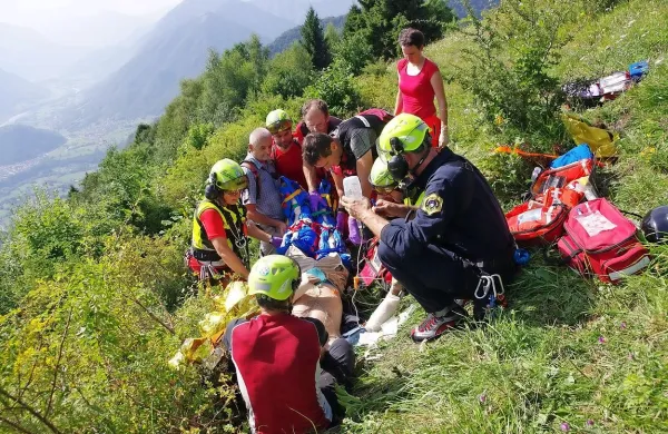 Največ intervencij so tolminski gorski reševalci imeli julija in 
avgusta. 