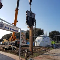 Gradbinci v središču Portoroža do konca aprila