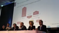 V Klubu slovenskih podjetnikov so včeraj predstavili ukrepe 
za prodorno Slovenijo in podpisali sporazum o sodelovanju z 
BVMW, nemškim združenjem majhnih in srednjih podjetij.  