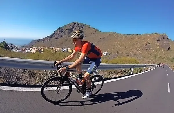Kristijan Koren je v prvih januarskih dneh nabiral kilometre na 
Tenerifih.