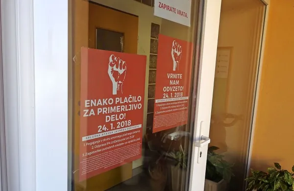 Vrata  enajstih enot sežanskega vrtca  so ostala zaprta, tudi 
tista v senožeškem vrtcu.