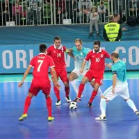 Tolminec Kristjan Čujec (5) je veliko poskušal, a žoga ni hotela 
v mrežo.