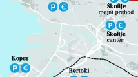 Koprska občina je plačljiv parkirni režim   uvedla že na štirih 
lokacijah izven mesta.