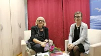 Irena Urbič (levo) je Simono Bergoč spoznala že kot osnovnošolko, 
ko jo je poučevala italijanski jezik. 
