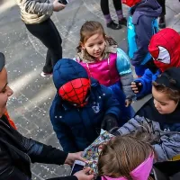 V domu upokojencev so pustovali tudi otroci in študentje