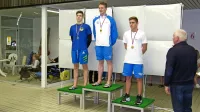 Pirančan Marcel Primožič (na najvišji stopnički) je petkratni 
mladinski državni prvak.