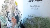 Peter Škerl je  pisateljev raskavi jezik dopolnil z  ilustracijami, na katerih neumnosti ni  gladil.