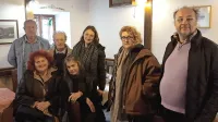 Na prvi Likovni koloniji Rodik so ustvarjali (z leve v zadnji vrsti) Marino Jugovac, Livio Zoppolato, Miriam Elettra Vaccari, Fulvia Grbac, 
Andrea Verdelago, Klavdija Marušič in Fulvia Zudič.  