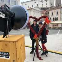 Poljub pod Tartinijevim kipom prinaša srečo v ljubezni