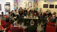 Desetletnico edinstvenega glasila so včeraj na živahnem druženju pozdravili številni predstavniki obalnih ustanov.  