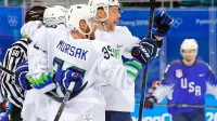 Slovenski hokejisti za četrtfinale OI proti Norveški