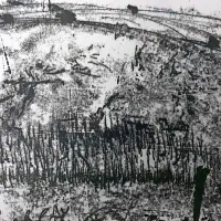 Fulvia Grbac; Soline, monotipija, 2017 

