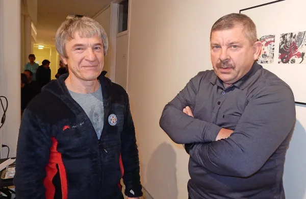 Miljko Lesjak (levo) in Žarko Rovšček