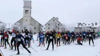   S starta 18. Trnovskega maratona v središču Črnega Vrha se je 
pognalo 140 tekačev.