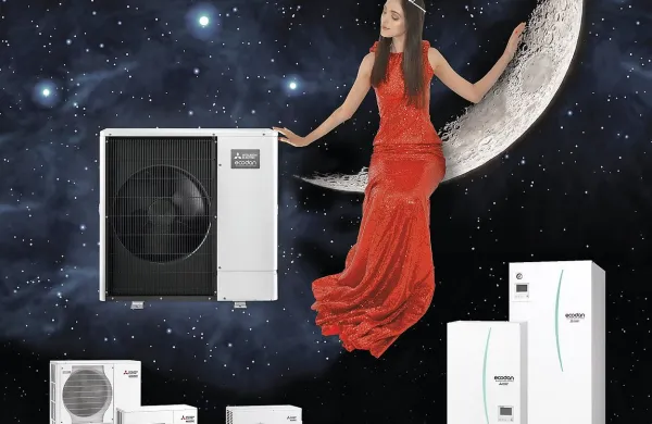 Sistemi Mitsubishi Electric s toplotno črpalko zrak-voda predstavljajo zelo dobro alternativo potratnim kotlom na fosilna 
goriva.