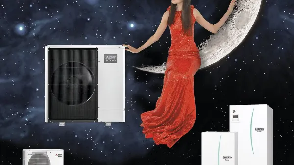 Sistemi Mitsubishi Electric s toplotno črpalko zrak-voda predstavljajo zelo dobro alternativo potratnim kotlom na fosilna 
goriva.