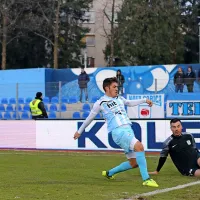 Tilen Nagode (v modro-belem dresu) je proti Olimpiji precej pretekel.