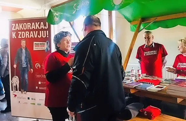 Akcija Pravi moški - Zakorakaj zdravju se je predstavila v Ajdovščini.