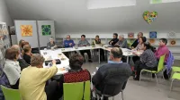 Vilharju posvečena čajanka v pivški knjižnici je odprla niz dogodkov v Vilharjevem letu.