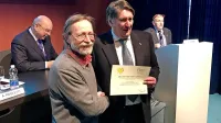 Vanja Dujc je prejel šampionski naziv za sortno oljčno olje iz itrane. 