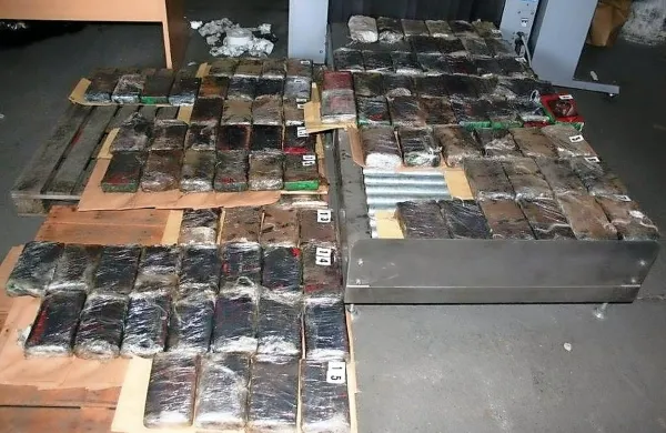 V zabojniku  so  policisti v reškem pristanišču odkrili  100 kilogramov  kokaina.