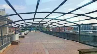 Na seznamu za prodajo je tudi terasa na strehi športne dvorane Arena Bonifika. 