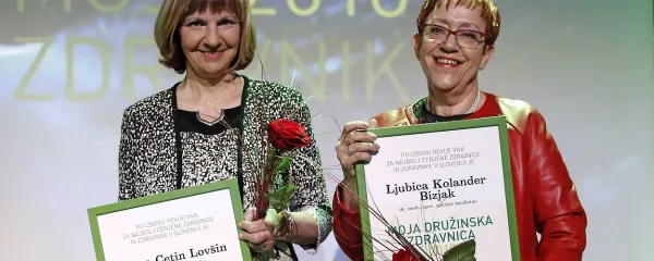 Irena Cetin-Lovšin in Ljubica Kolander Bizjak 