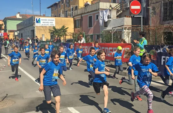 Tekaški praznik za otroke za uvod v 5. Istrski maraton