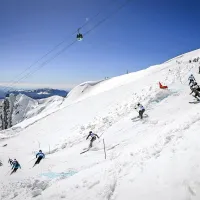 Na začetku krosa je bila na progi precejšnja gneča.