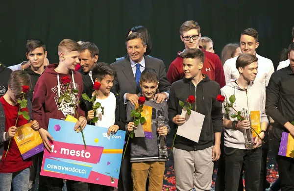 Na slavnostni prireditvi v SNG Nova Gorica je najboljšim čestital 
tudi predsednik republike Borut Pahor.