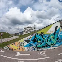 Isti motiv, fotografiran v načinu super wide ...