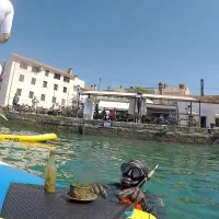 Z dna morja so potegnili celo skuter