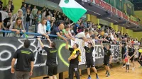 Po sedmih letih so se ajdovski rokometaši in njihovi navijači 
veselili vrnitve v prvo B ligo.