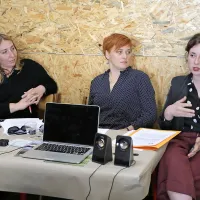 Z leve: Patricija Maličev, Mateja Zorn in Dora Ciccone 