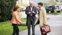 Odvetnik Mitja Jelenič Novak (desno), zagovornik NLB, je na 
majski obravnavi vložil predlog za izločitev sodnika Gorana 
Klavore. 