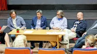 Projekt so predstavili (z leve): Alenka Furlan Čadež, Drago Mislej - Mef, Igor Marentič, Dušan Milavec, Ernest Zakarija in Aleš Zidar.