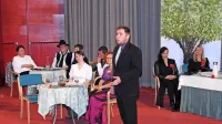 Tako so v Pivki poustvarili čitalniški večer, kakršne so prirejali v 
času Miroslava Vilharja pred 150 leti. 