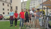Organizatorji in udeleženci kolesarskega zajtrka na Trgu Brolo 
navijajo, da bi kolesarjenje postalo vsakodnevni način življenja 
Istranov.