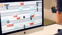 Aplikacija Amblyoplay  z igranjem različnih iger in izvajanjem vaj poskrbi za boljši vid pri otrocih s težavami v sistemu vida.