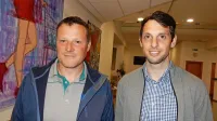 Damijan Cehner (levo) in Miha Kralj