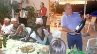 Danijel Krivec je zmago s steklenico šampanjca in prijatelji 
praznoval v znani gostili pri Žvikarju. 