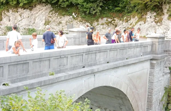   Trasa električnega kablovoda bo potekala od Napoleonovega 
mosta v Kobaridu po stari makadamski cesti mimo kampa Lazar 
do Otone in naprej proti Trnovemu ob Soči.  
