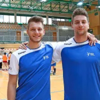 Koprska reprezentanta - Aleks Vlah (levo) in Nino Grzentič