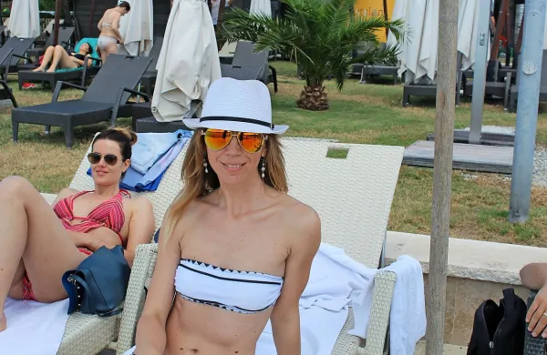 Julija Lutsenko iz Ukrajine:  “V Portorož smo prišli zaradi konference za tri dni. Zelo nam je všeč, obiskali smo tudi Piran.” 