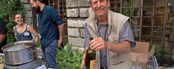 Vinar Stanko Milič je navdušil z vitovsko iz najstarejšega vinograda 
na Krasu.