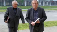 Sojenje Andreju Grahorju (levo) in Viljemu Orlu se je začelo leta 
2014, pred dnevi pa končalo z oprostilno sodbo.