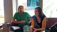 Letošnjo Sajeto sta pred dnevi v Novi Gorici predstavila direktor 
festivala Janez Leban in soorganizatorka Sanja Popov Leban. 
