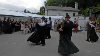 Zaplesali so folkloristi iz Kala nad Kanalom.