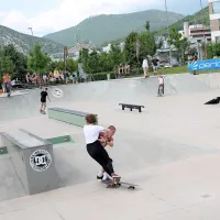 Skejt park v Novi Gorici je trenutno najsodobnejši slovenski 
poligon za urbane športe.