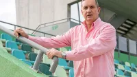 Adrijan Fegic z zanimanjem spremlja nogometni utrip na svetovnem prvenstvu.